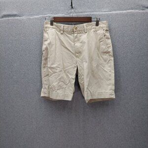 Polo Ralph Lauren Mens Classic Fit 9" Chino Shorts Beige Size 31 Cotton